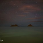 Starry Night in Lanikai, Hawaii | Travel Photographer Kira Stackhouse